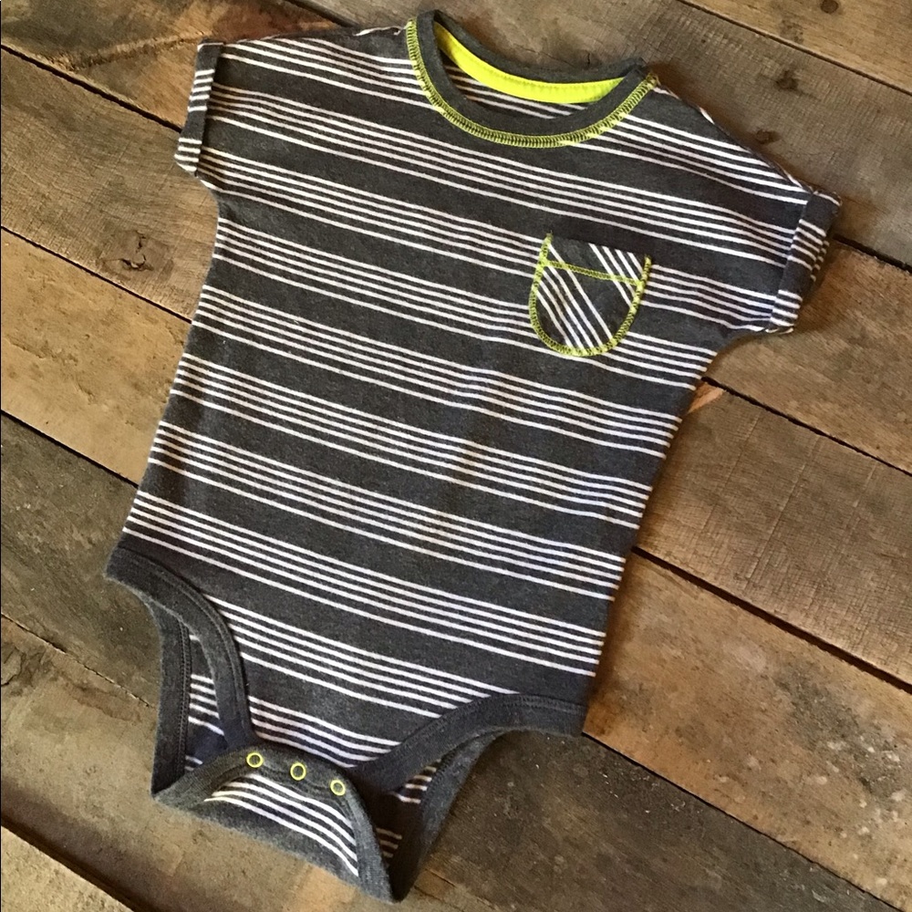 Cat & Jack Striped Onesie
